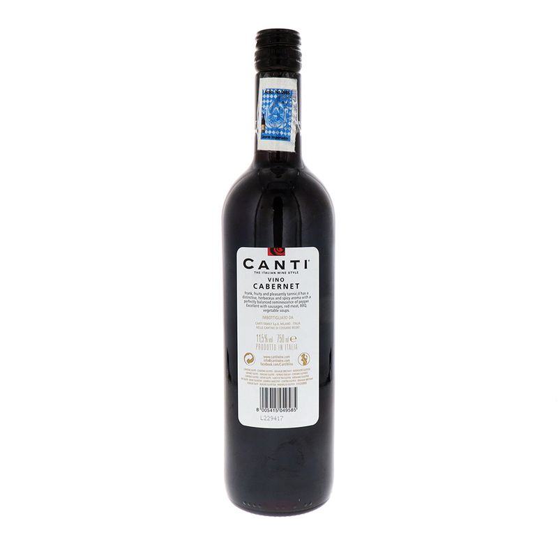 Vino Tinto Canti Cabernet 750Ml