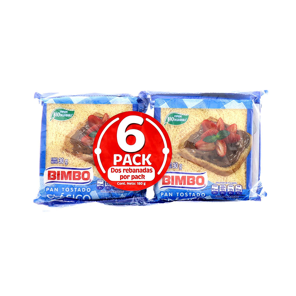 Bolsas Empaques Biodegradables De Bimbo BIMBO PAN HAMBURGUESA 425G
